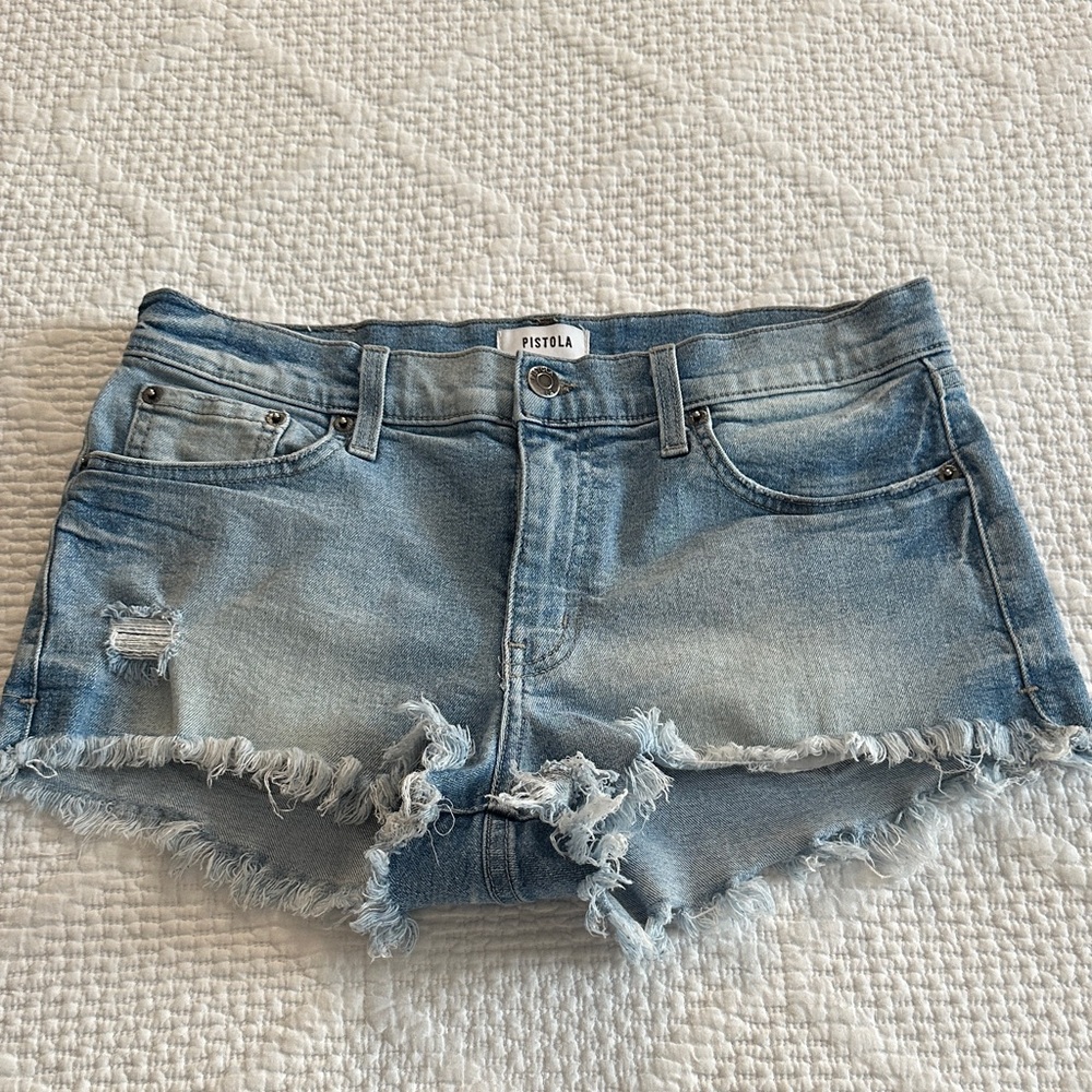 Pistola Women's Blue Denim Shorts Size 29
